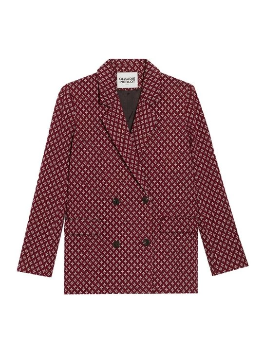 Foto van product Blazer CLAUDIE PIERLOT donkerrood