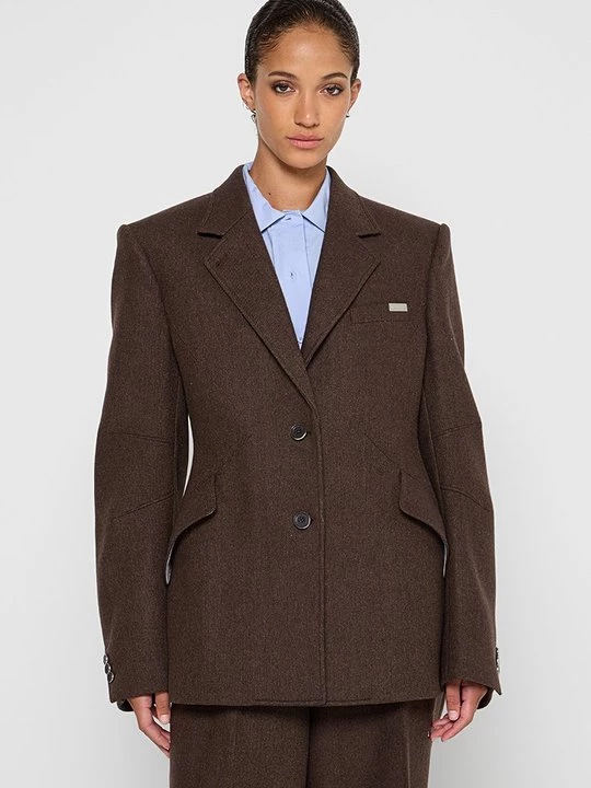 Foto van product Blazer Helmut Lang donkerbruin
