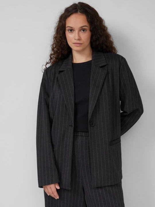 Foto van product Blazer in interlockjersey QS zwart