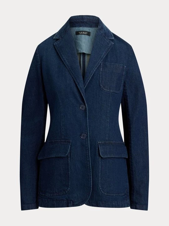 Foto van product Blazer Lauren Ralph Lauren donkerblauw denim