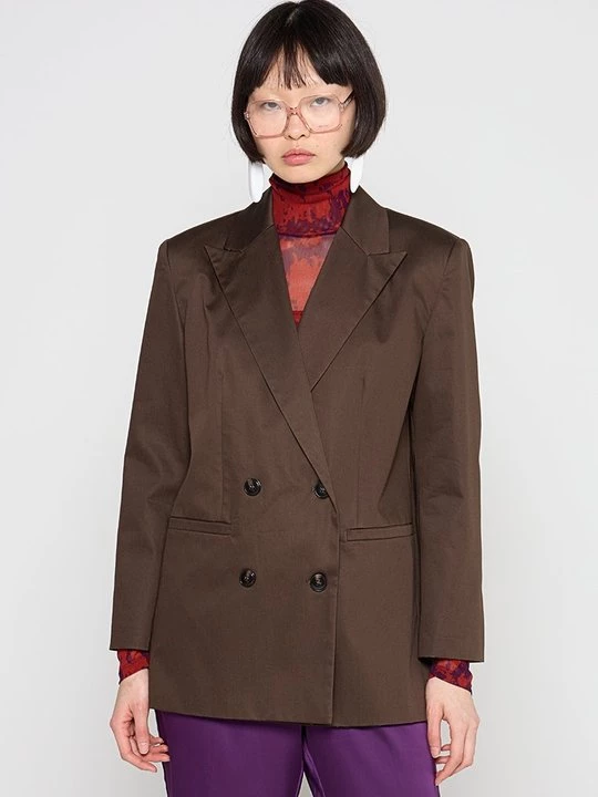 Foto van product Blazer MAX&Co. donkerbruin