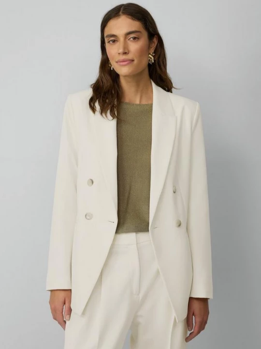 Foto van product Blazer met reverskraag in slanke pasvorm s.Oliver crème