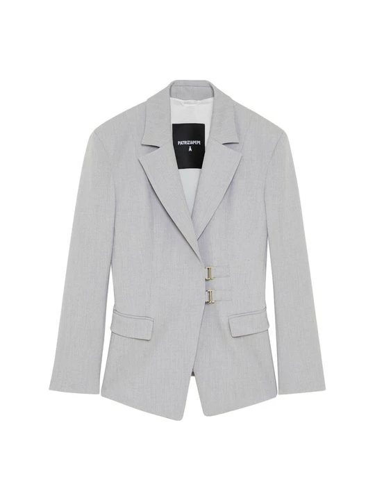 Foto van product Blazer Patrizia Pepe grijs gemêleerd