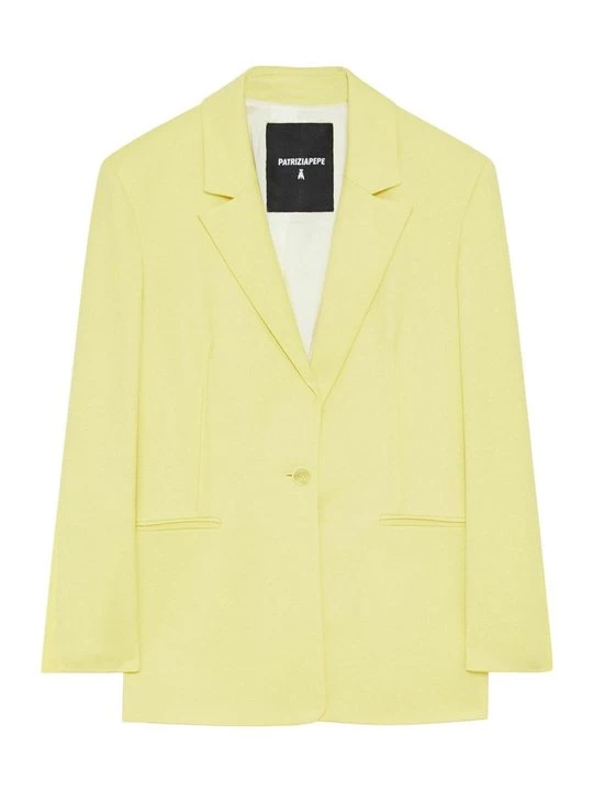 Foto van product Blazer Patrizia Pepe lichtgeel