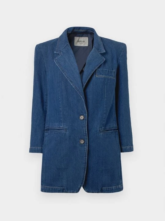 Foto van product Blazer Replay donkerblauw denim