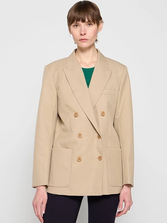 Foto van product Blazer Sandro zandkleur