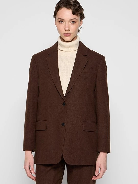 Foto van product Blazer Selected donkerbruin