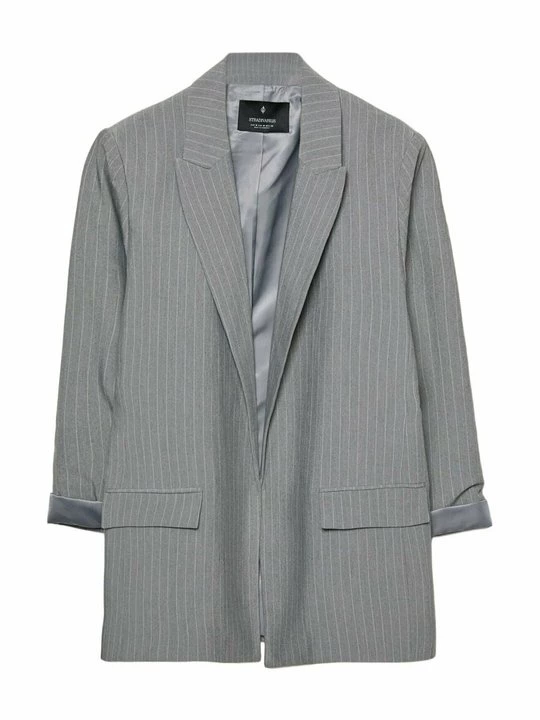 Foto van product Blazer Stradivarius grijs