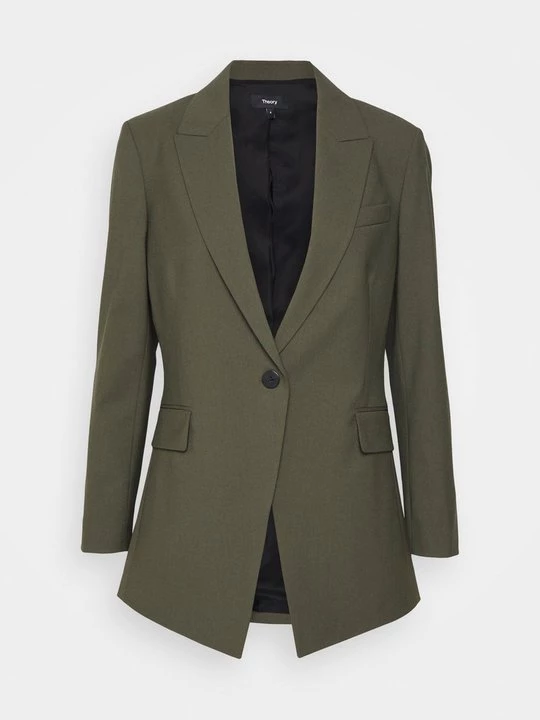 Foto van product Blazer Theory olijfgroen
