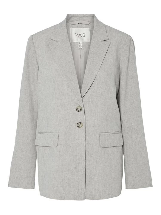 Foto van product Blazer Y.A.S lichtgrijs gemêleerd