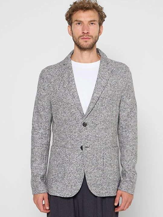 Foto van product Blazerjasje Profuomo grijs gemêleerd