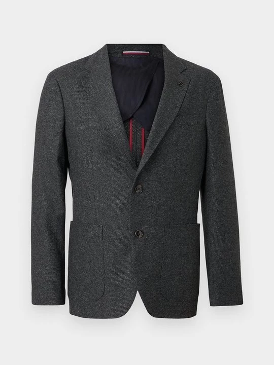 Foto van product Blazerjasje Tommy Hilfiger donkergrijs gemêleerd