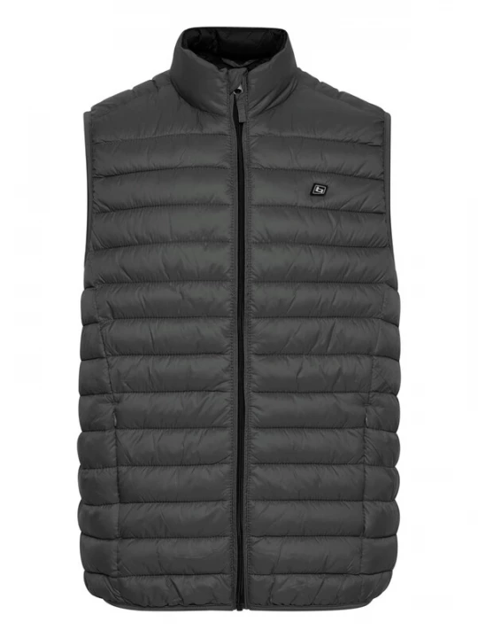 Foto van product BLEND Bodywarmer 'Romsey' zilvergrijs / zwart