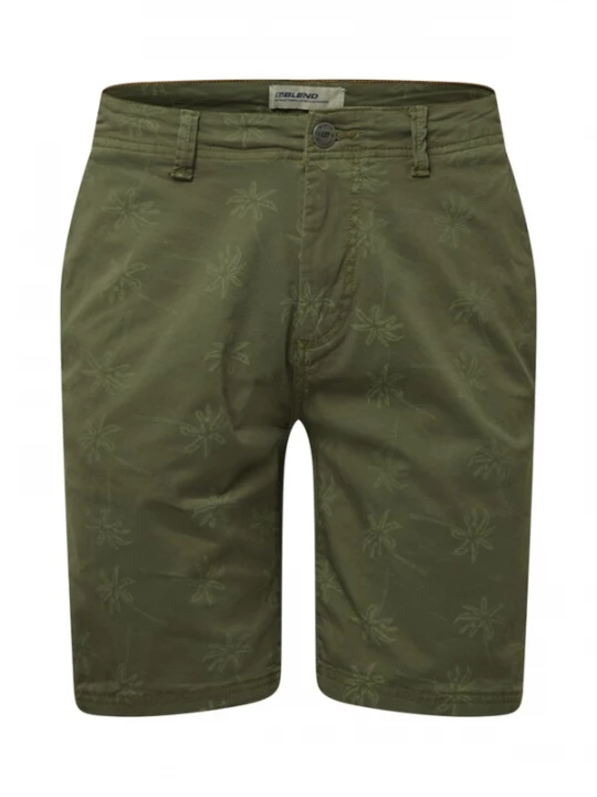Foto van product BLEND Broek donkergroen / offwhite