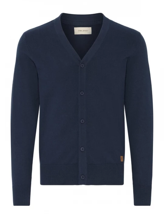 Foto van product BLEND Gebreid vest ' BHFinex ' blauw