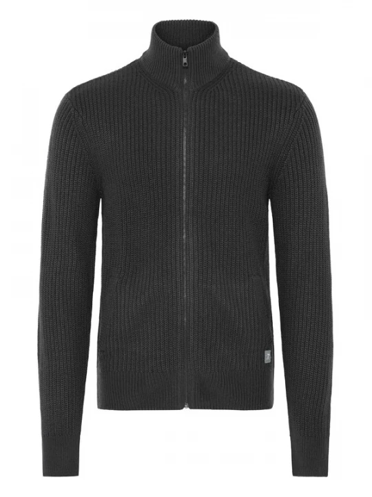 Foto van product BLEND Gebreid vest ' BHMRibes ' grijs
