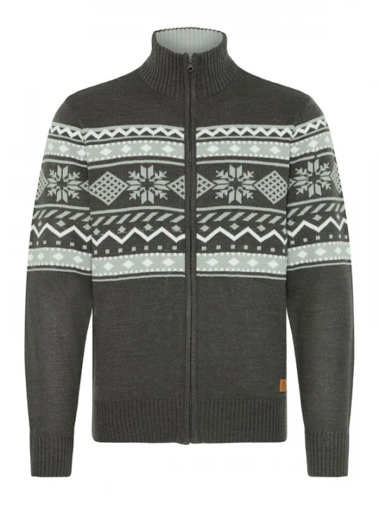 Foto van product BLEND Gebreid vest ' BHNova ' grijs