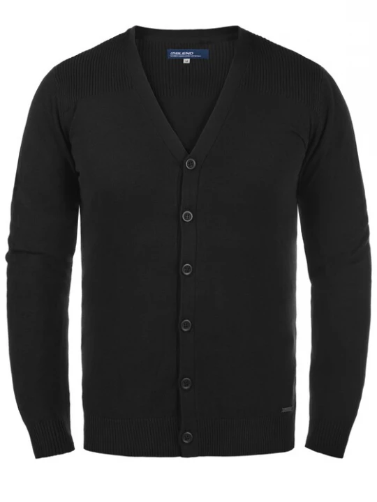 Foto van product BLEND Gebreid vest 'Caden' zwart