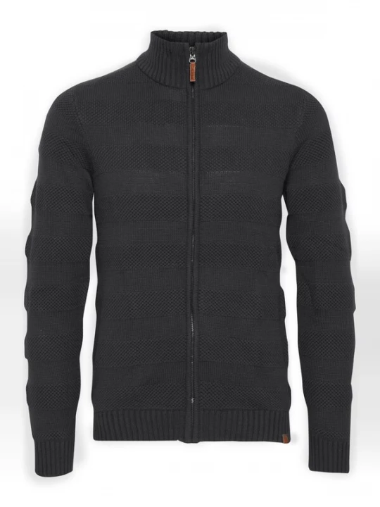 Foto van product BLEND Gebreid vest 'Galmaro' donkergroen