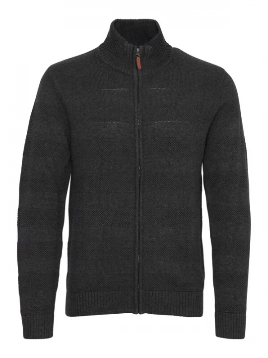 Foto van product BLEND Gebreid vest ' GALMARO ' grijs