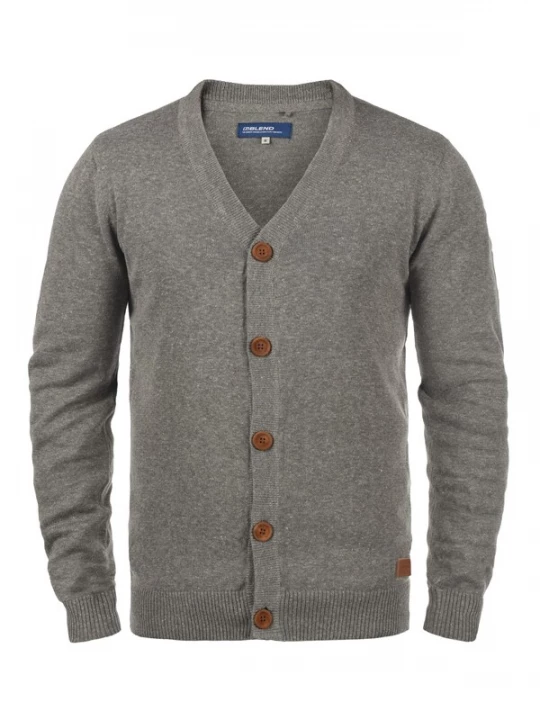 Foto van product BLEND Gebreid vest 'Lennard' grijs