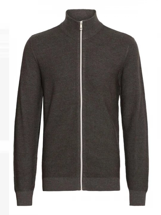 Foto van product BLEND Gebreid vest 'Mgomaz' aardetinten