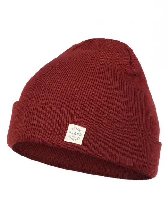 Foto van product BLEND Muts 'Scam' donkerrood