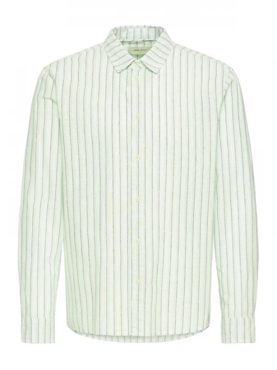 Foto van product BLEND Overhemd ' BHAban ' groen / wit