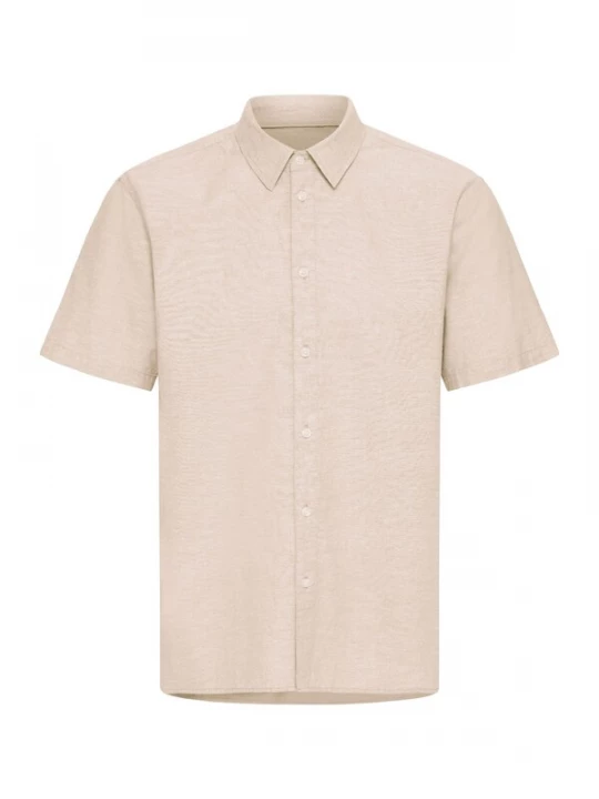 Foto van product BLEND Overhemd ' BHAban Slub Linen Mix ' beige