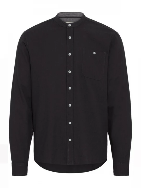 Foto van product BLEND Overhemd ' BHBobby Shirt mandarin ' zwart
