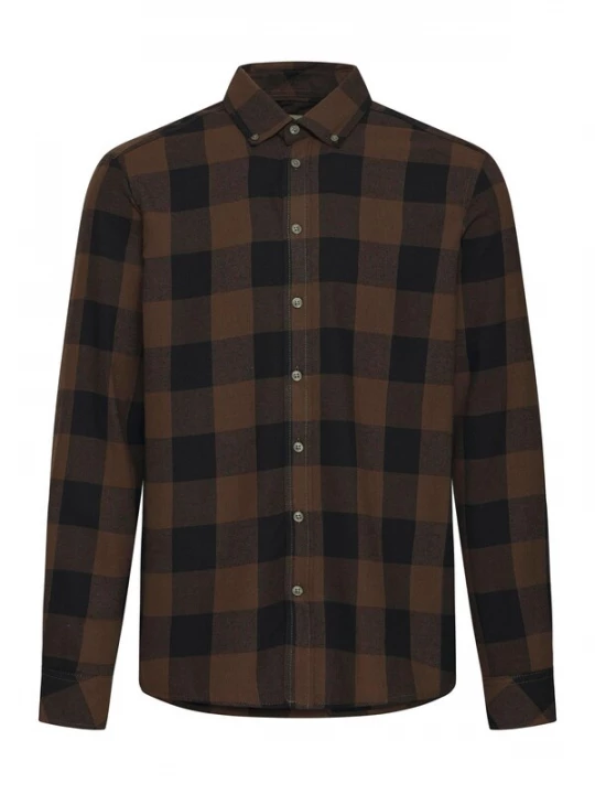 Foto van product BLEND Overhemd 'BHBuster' bruin / donkerbruin