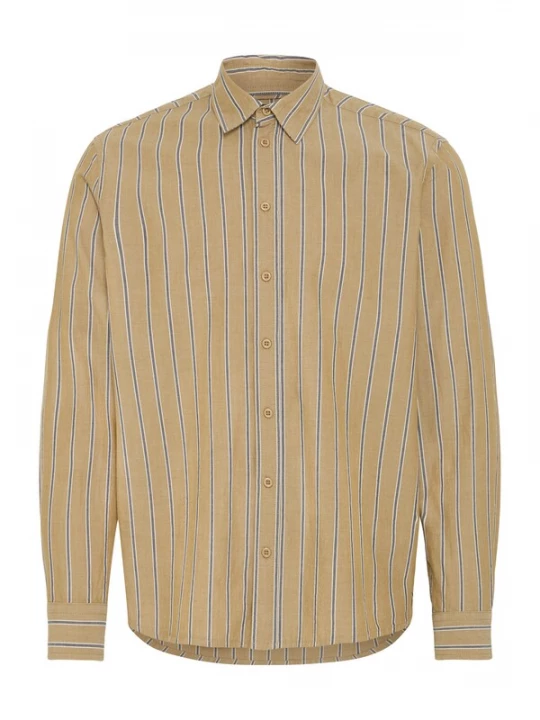 Foto van product BLEND Overhemd 'BHDAVENSHIRT' blauw / olijfgroen / wit