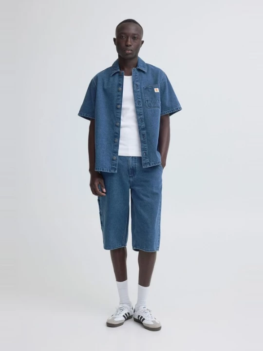 Foto van product BLEND Overhemd ' BHIgs Overshirt Workwear ' blauw / blauw denim