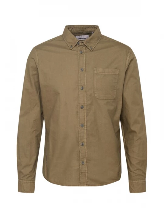 Foto van product BLEND Overhemd 'Bugley' olijfgroen