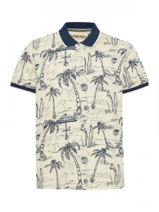 Foto van product BLEND Shirt beige / blauw