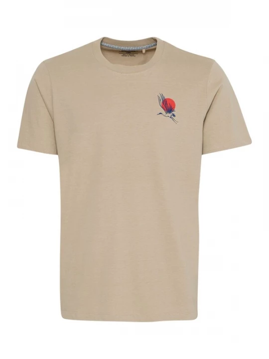 Foto van product BLEND Shirt beige / blauw / rood