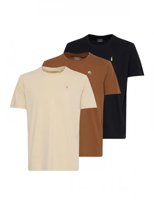 Foto van product BLEND Shirt beige / bruin / zwart