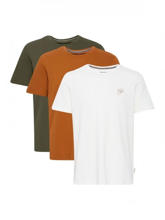 Foto van product BLEND Shirt beige / camel / olijfgroen