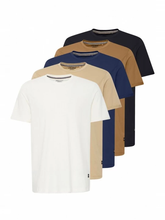 Foto van product BLEND Shirt beige / donkerblauw / bruin / zwart / natuurwit