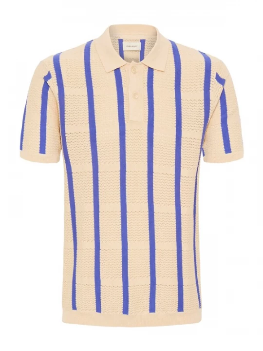 Foto van product BLEND Shirt ' BHDarin' beige / blauw