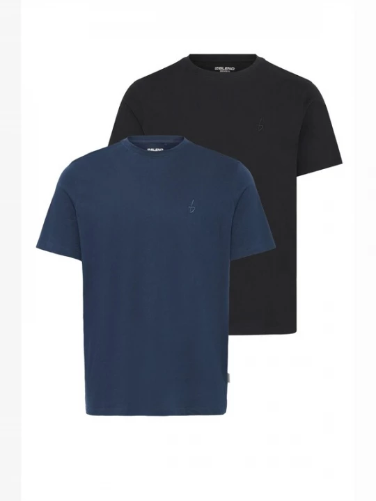 Foto van product BLEND Shirt ' BHEbal 2 PACK ' blauw