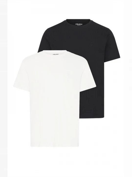 Foto van product BLEND Shirt ' BHEbal 2 PACK ' zwart