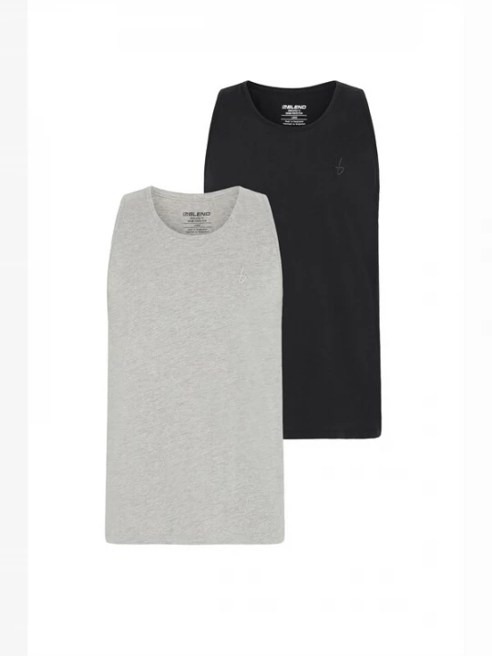 Foto van product BLEND Shirt ' BHEbil 2 PACK ' zwart