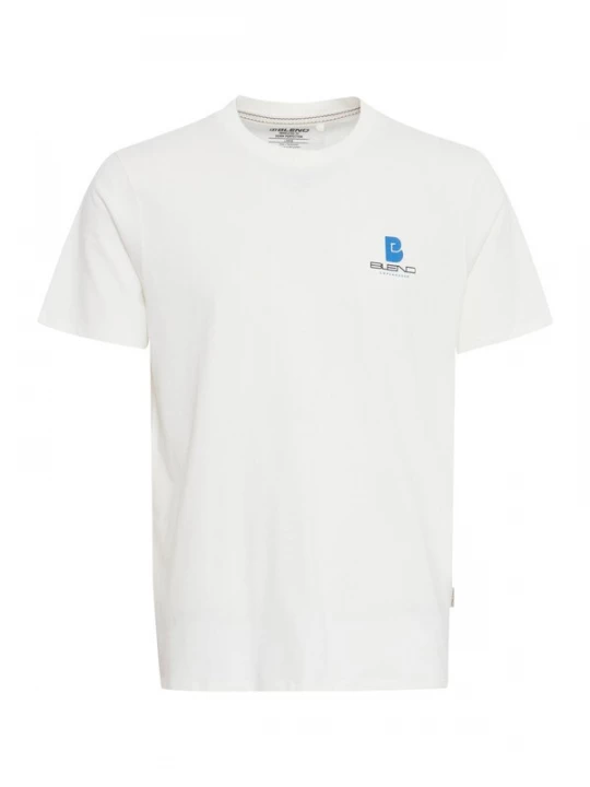 Foto van product BLEND Shirt ' BHEMMERT print tee ' blauw / wit