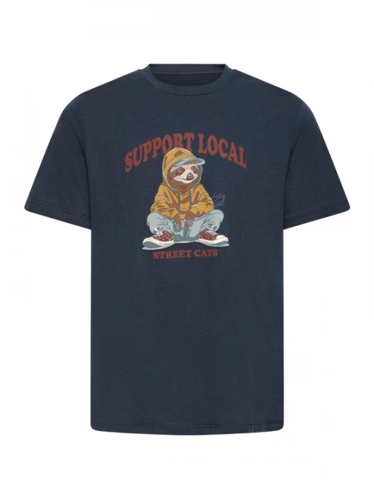Foto van product BLEND Shirt ' BHIRVING ' donkerblauw