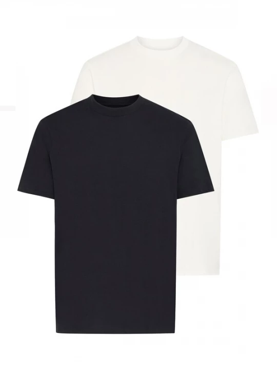 Foto van product BLEND Shirt ' BHIVO 2 pack ' wit