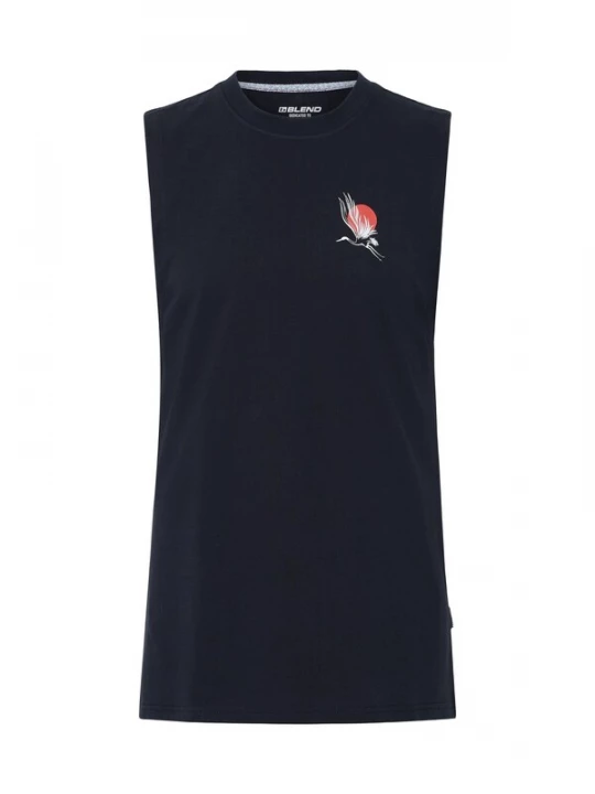 Foto van product BLEND Shirt ' BHJapo Backprint Japan ' zwart