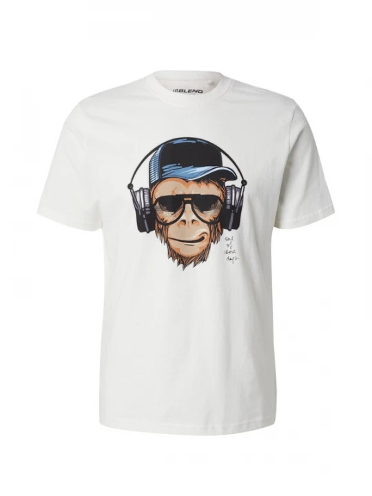 Foto van product BLEND Shirt 'BHJavor' saffier / bruin / zwart / wit