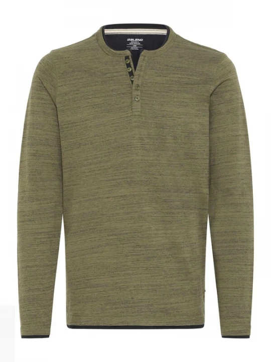 Foto van product BLEND Shirt ' BHJEFF ' olijfgroen