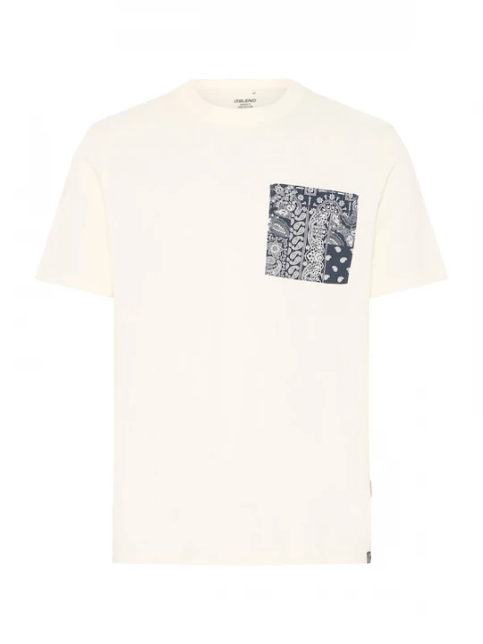 Foto van product BLEND Shirt 'BHKALEB' grijs / offwhite